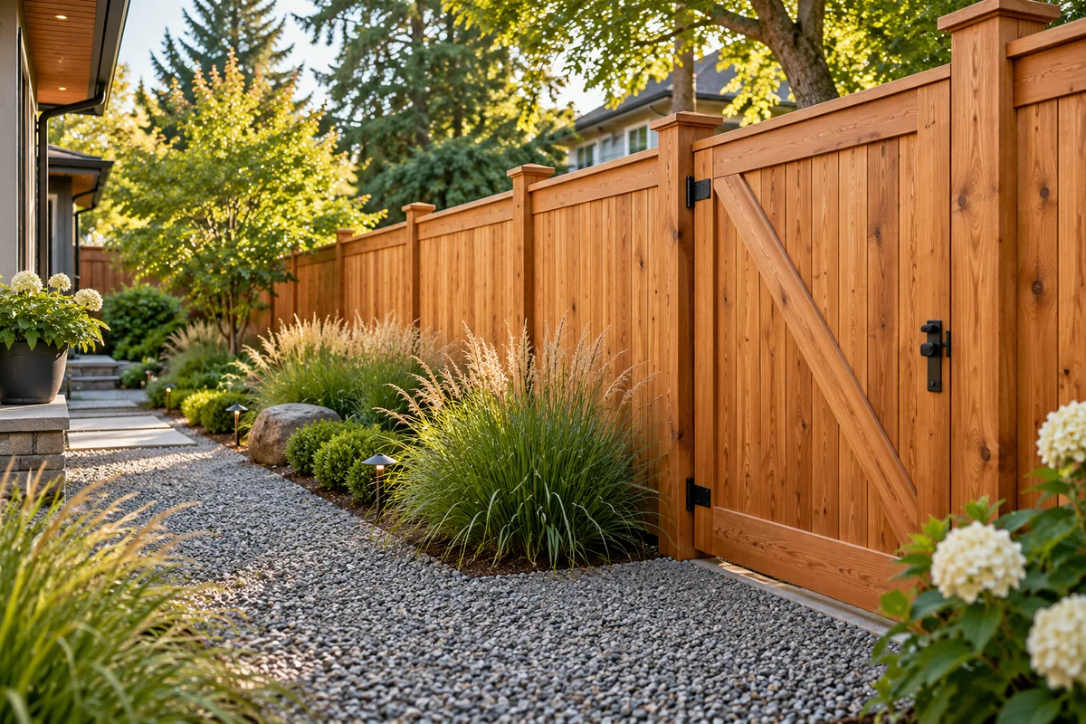 Illustrative fence and deck restoration project